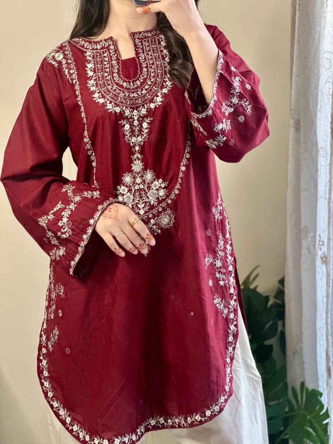 Pure shamoze silk 2-piece set, smooth elegant luxurious fabric